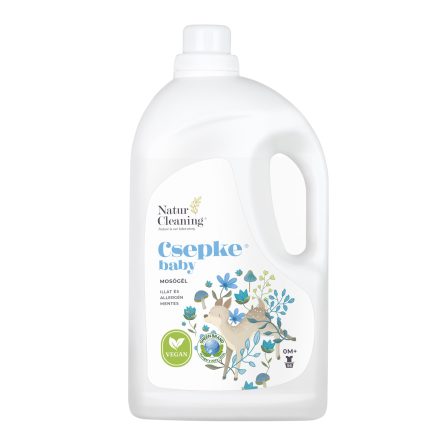 Csepke Baby allergénmentes mosógél 0m+ 4 Liter