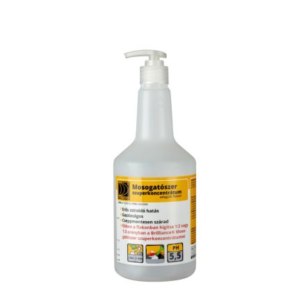 Brilliance ® Üres adagoló flakon pumpával 750 ml mosogatószer szuperkoncentrátumhoz