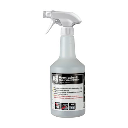 Brilliance ® Üres hígítós flakon szórófejjel 750 ml üzemi zsíroldó szuperkoncentrátumhoz