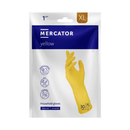 Mercator Yellow háztartási kesztyű XL